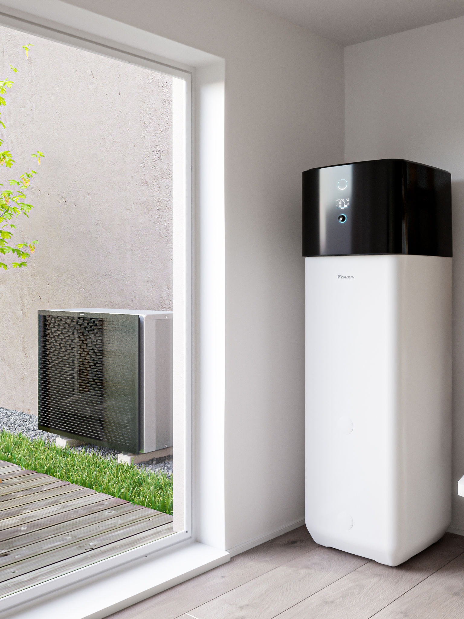 Tepelné čerpadla Daikin Altherma vzduch-voda s integrovaným zásobníkem