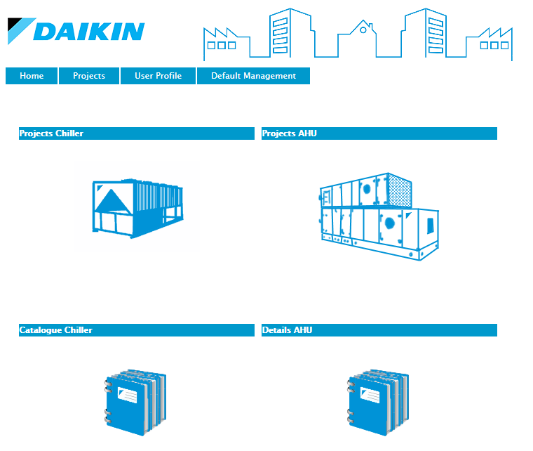 Software pro výběr chladicí jednotky