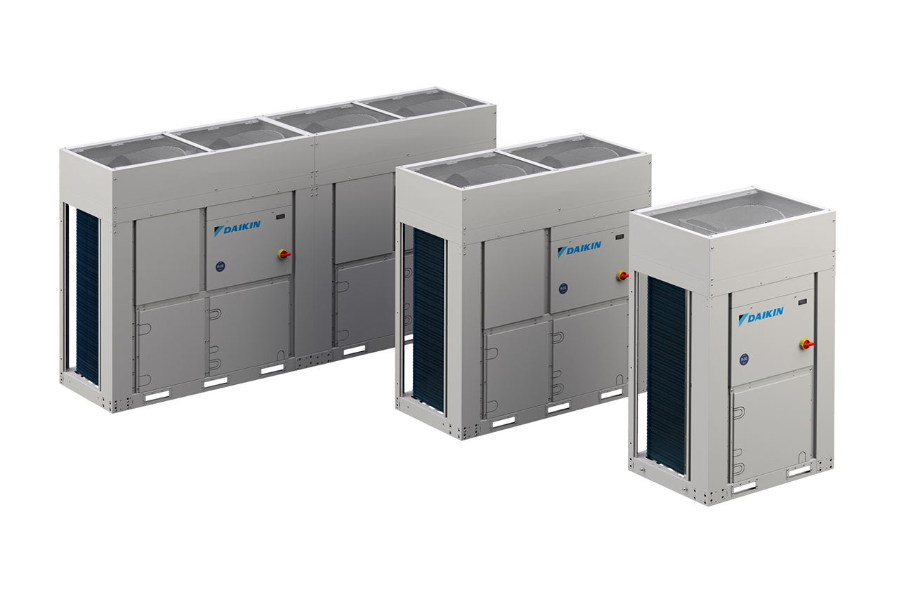 Malá chladicí jednotka R-32 s invertorem, 64 až 90 kW